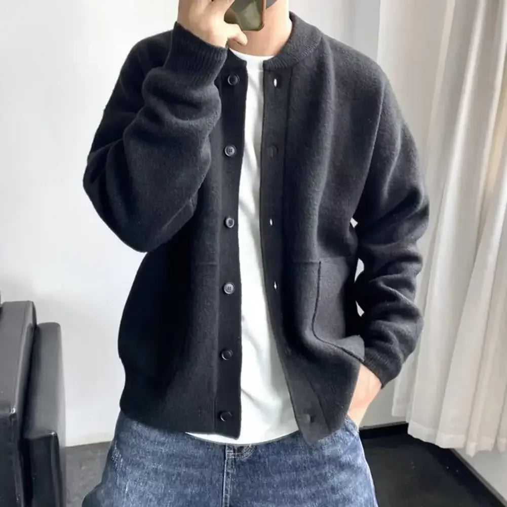 Warmer Strick Pullover Herren