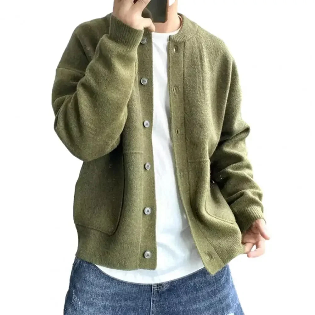 Warmer Strick Pullover Herren