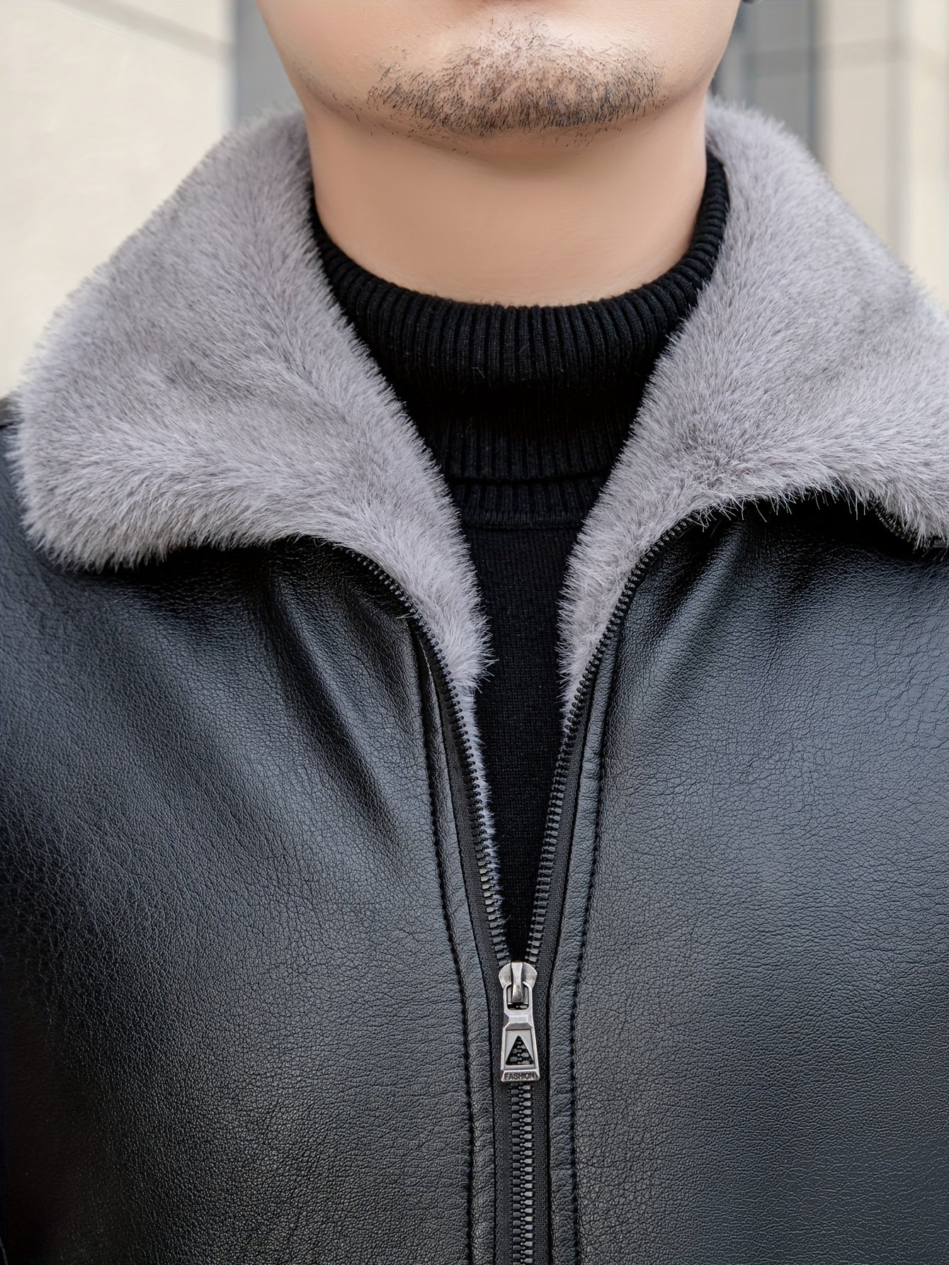 Warmes Fleecejacke mit PU-Beschichtung