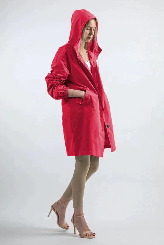 Wasserbeständige Damenjacke mit Kapuze