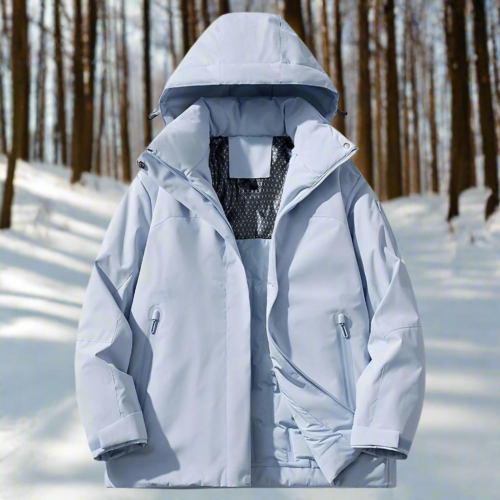 Wasserdichte Winterjacke mit Fleecefutter