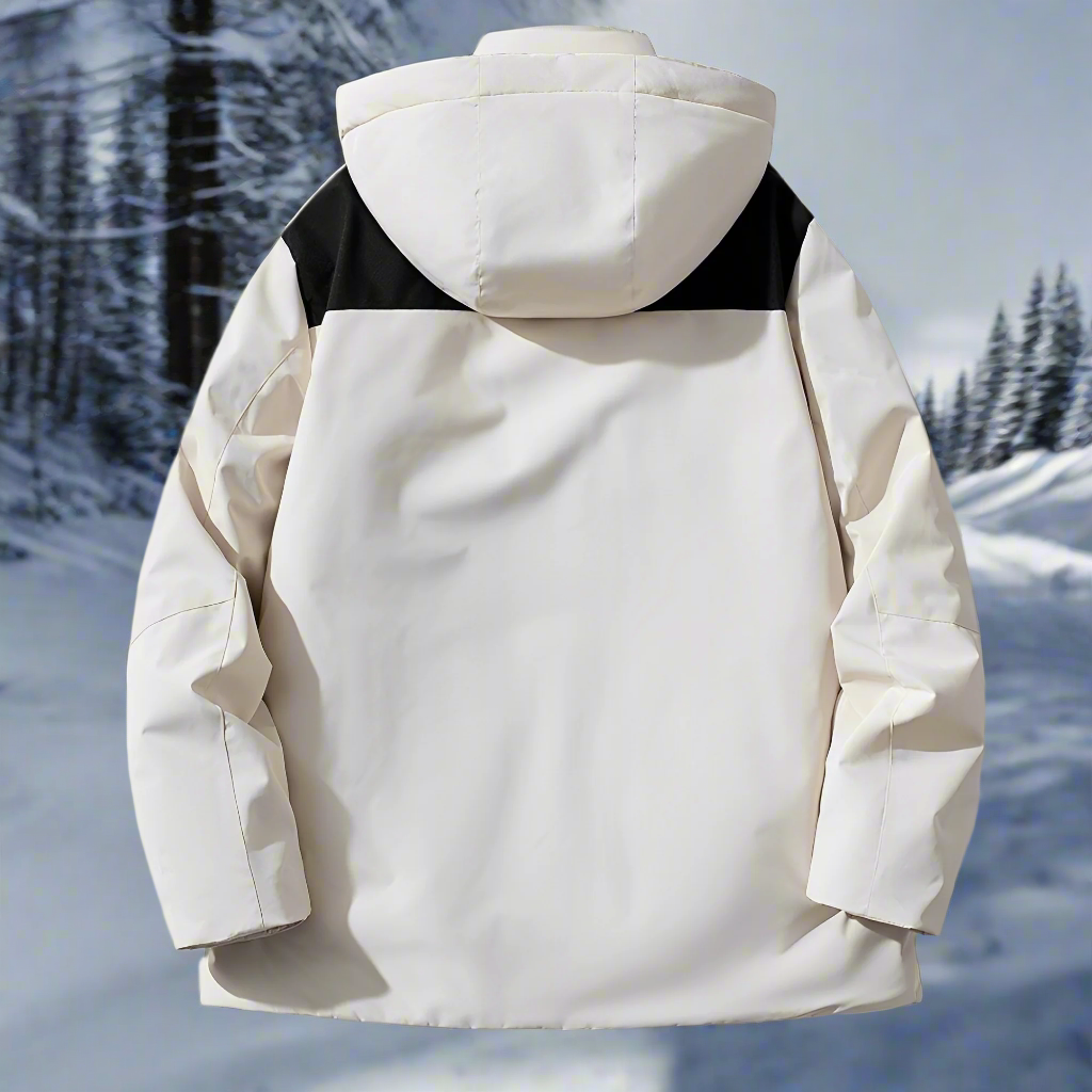 Wasserdichte Winterjacke mit Fleecefutter