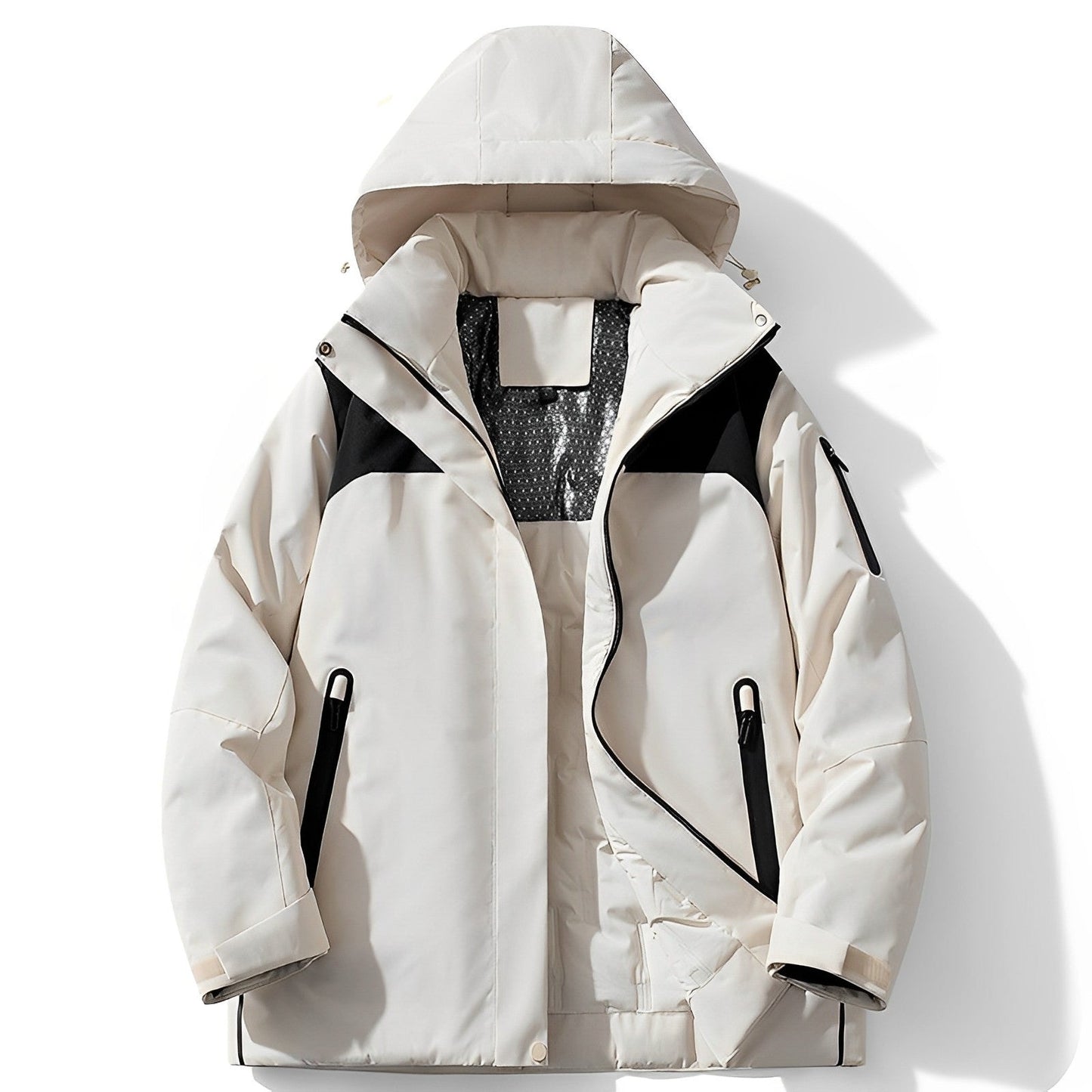 Wasserdichte Winterjacke mit Fleecefutter
