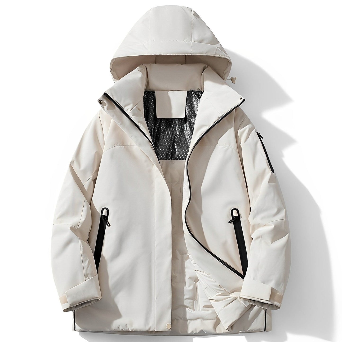 Wasserdichte Winterjacke mit Fleecefutter