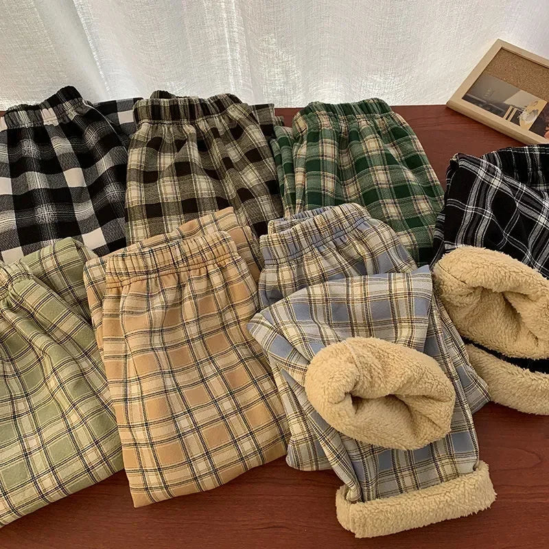 Warme und weiche Stoffhose für Damen