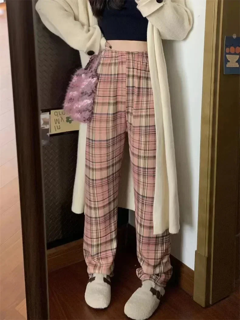 Warme und weiche Stoffhose für Damen