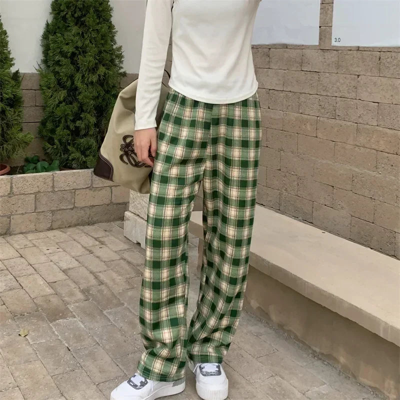 Warme und weiche Stoffhose für Damen