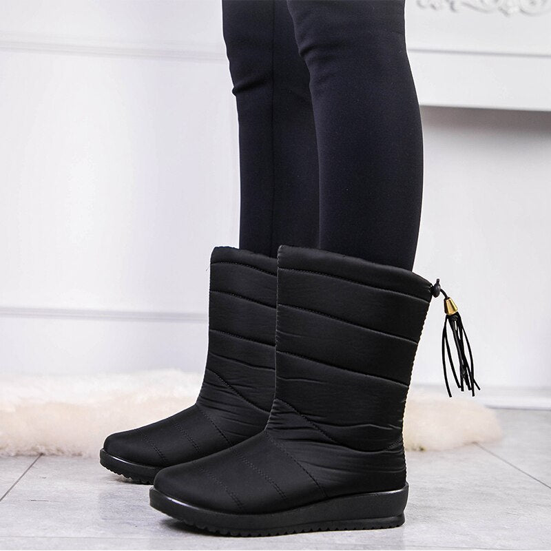 Weiche Winterstiefel Damen