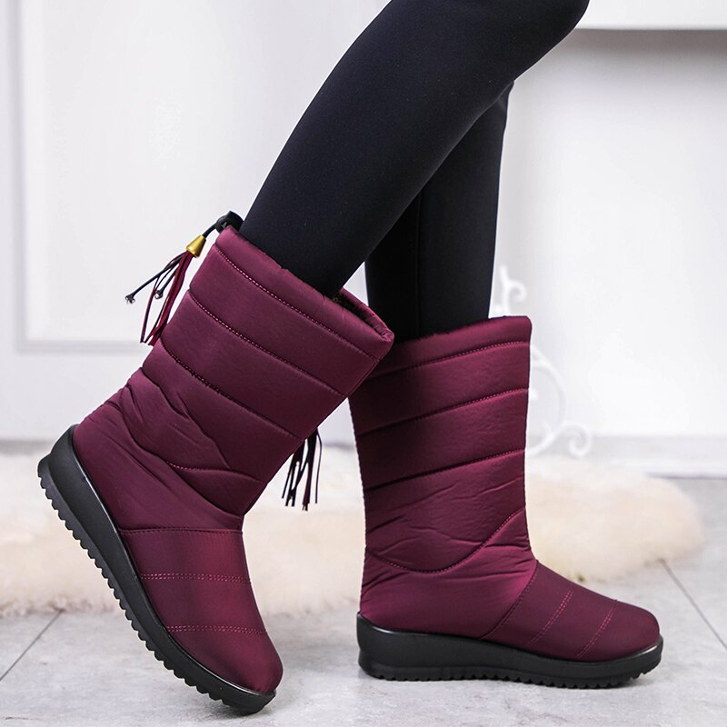 Weiche Winterstiefel Damen