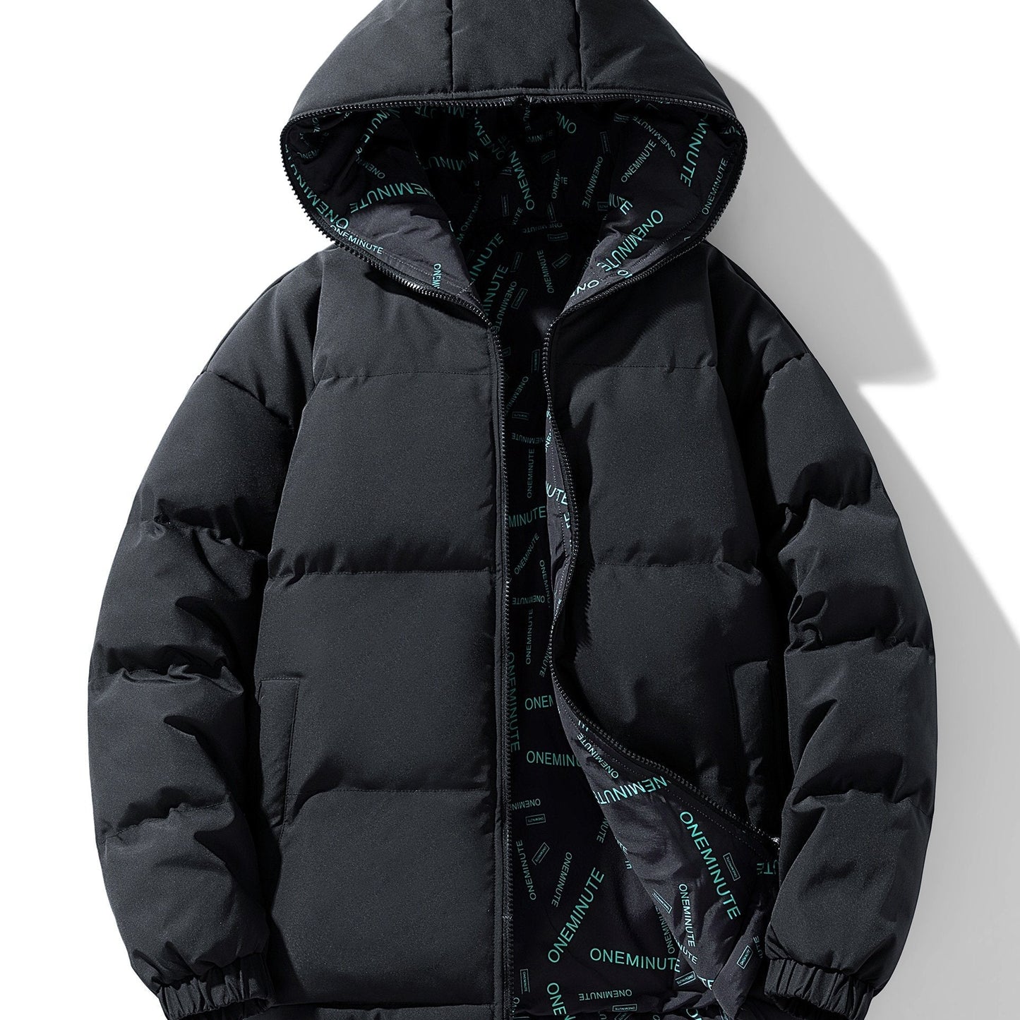 Wendbare Winterjacke Herren mit Kapuze
