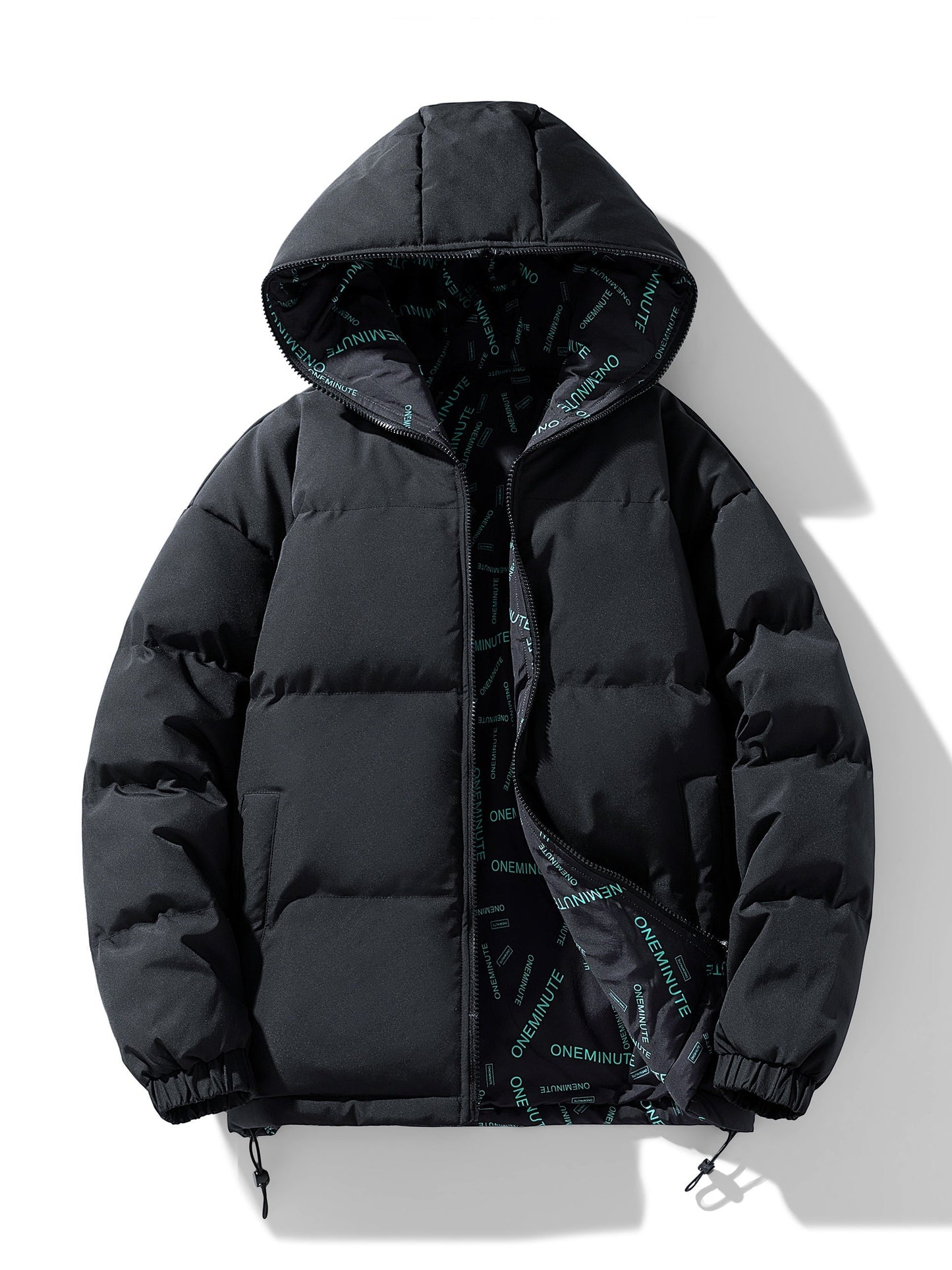 Wendbare Winterjacke Herren mit Kapuze