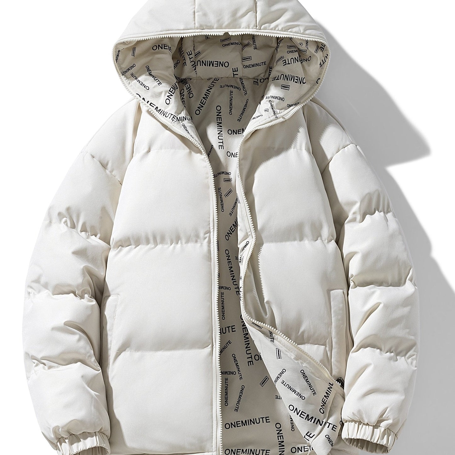 Wendbare Winterjacke Herren mit Kapuze