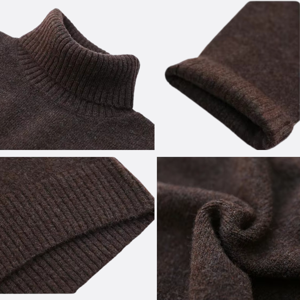 Lässig Rollkragenpullover