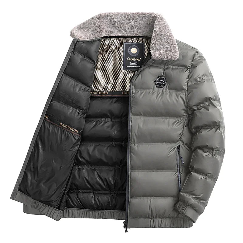 Winterjacke Herren – Warmer Parka mit Umlegekragen