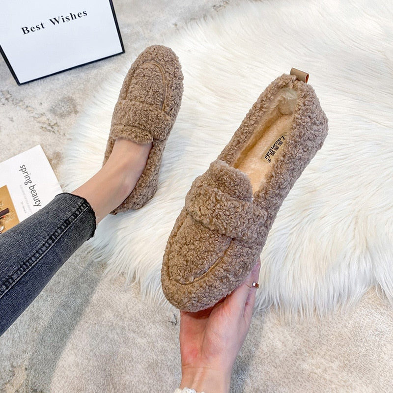 Winterloafers mit Warmfutter und Rutschfester Sohle