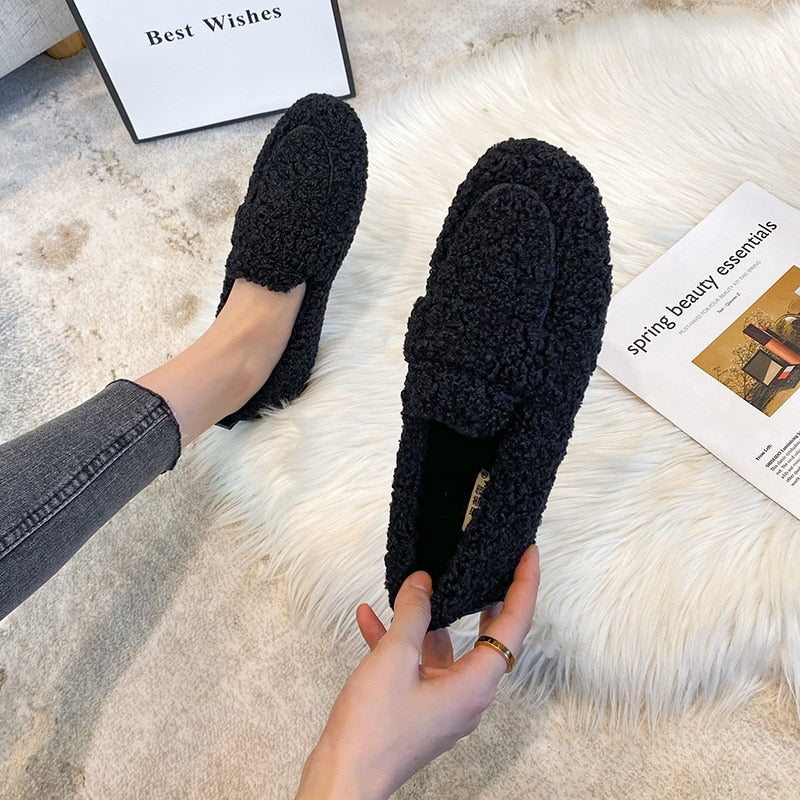 Winterloafers mit Warmfutter und Rutschfester Sohle