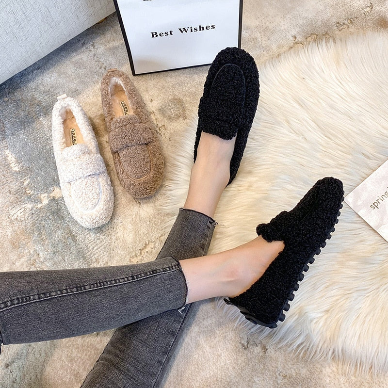 Winterloafers mit Warmfutter und Rutschfester Sohle