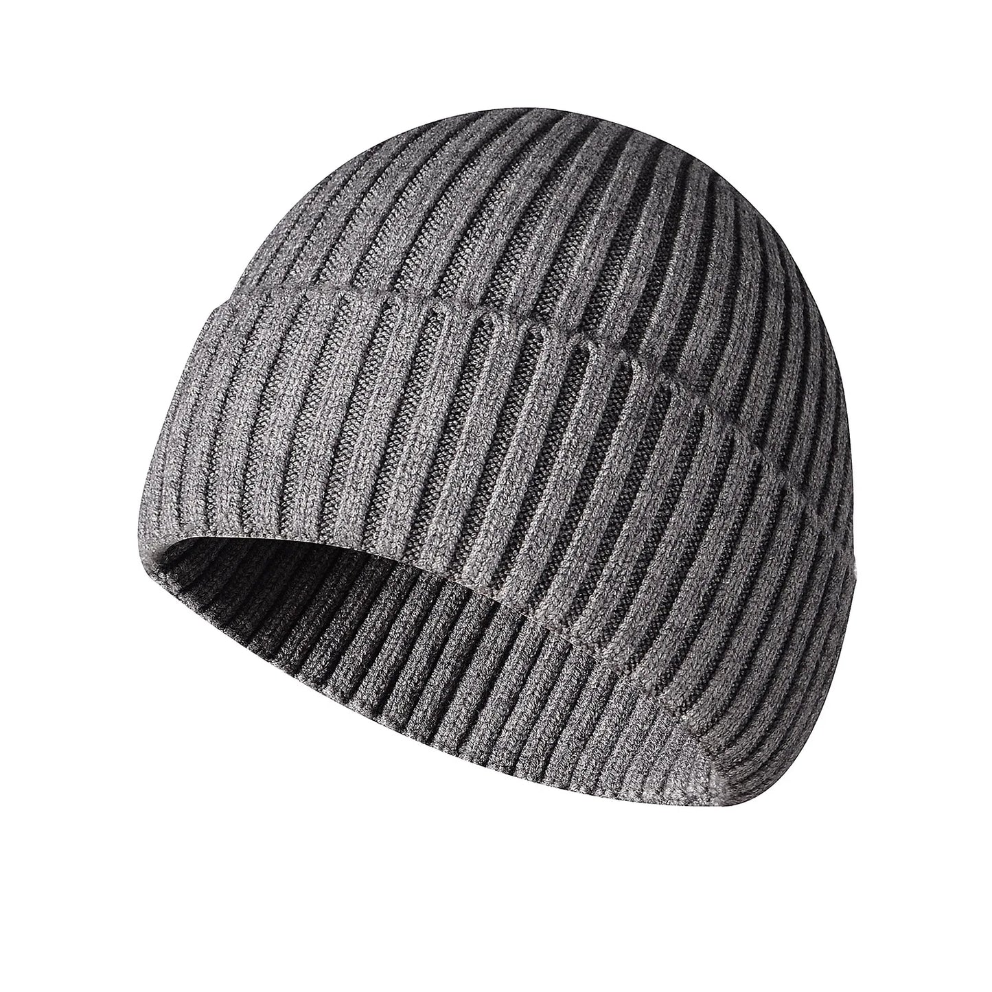 Wintermütze aus Gestricktem Stoff