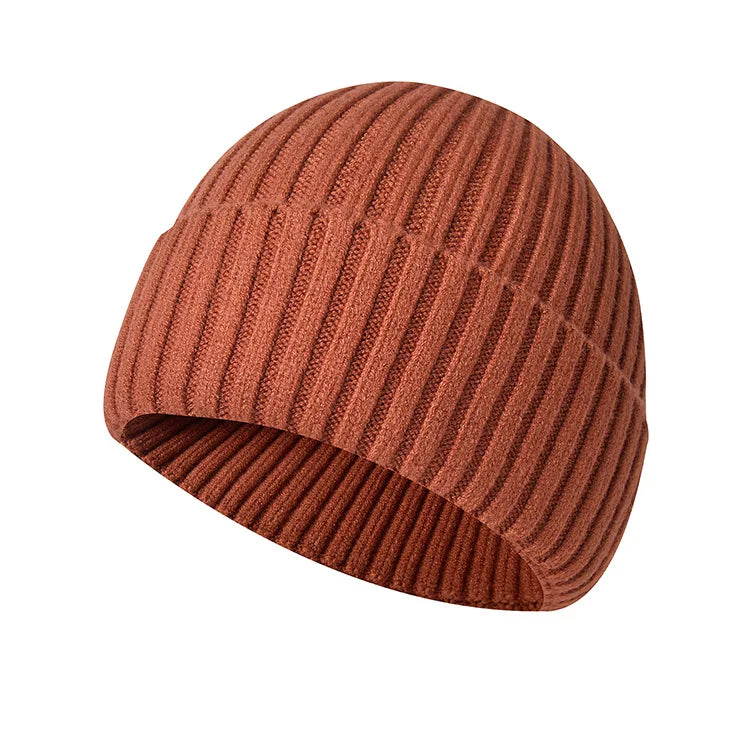 Wintermütze aus Gestricktem Stoff