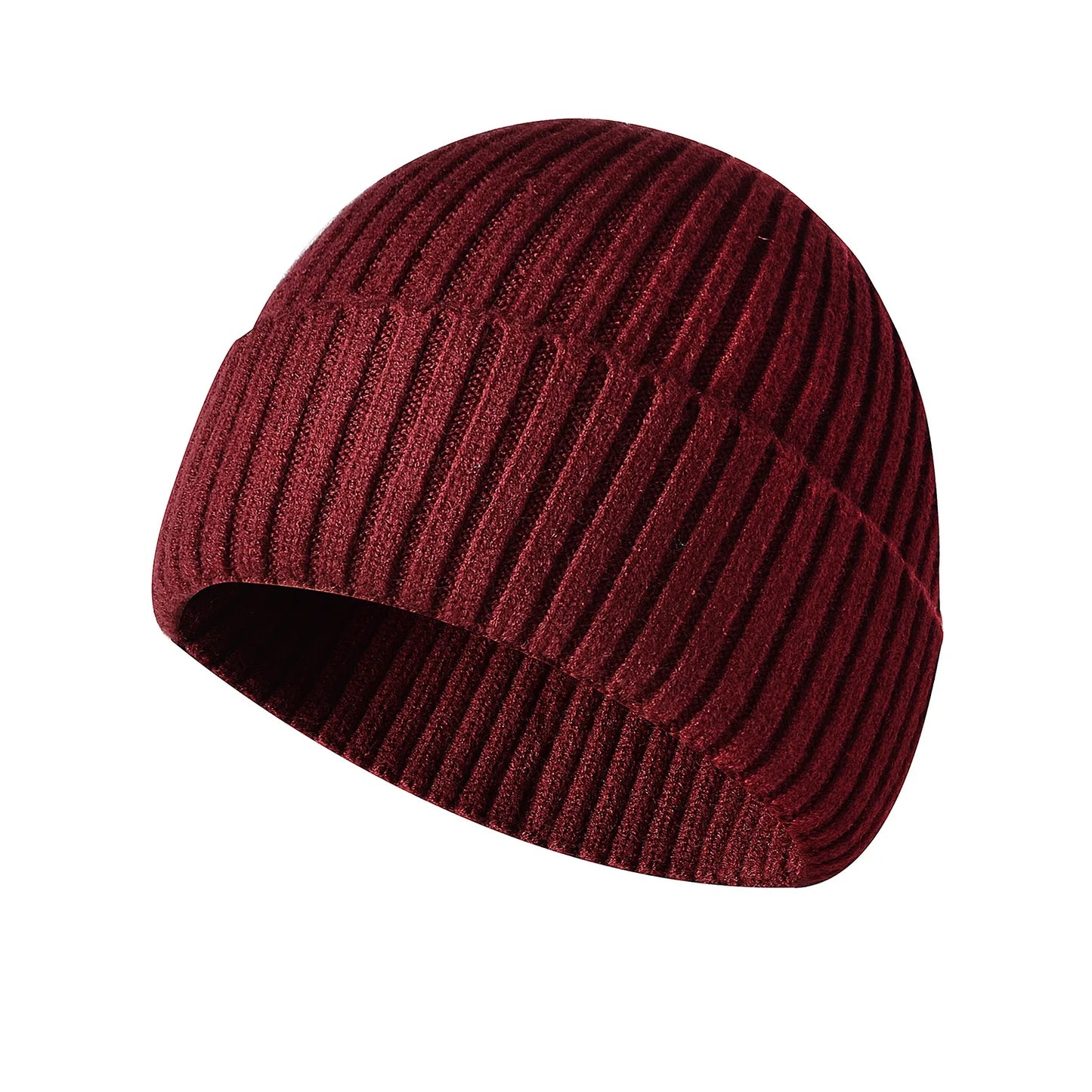 Wintermütze aus Gestricktem Stoff
