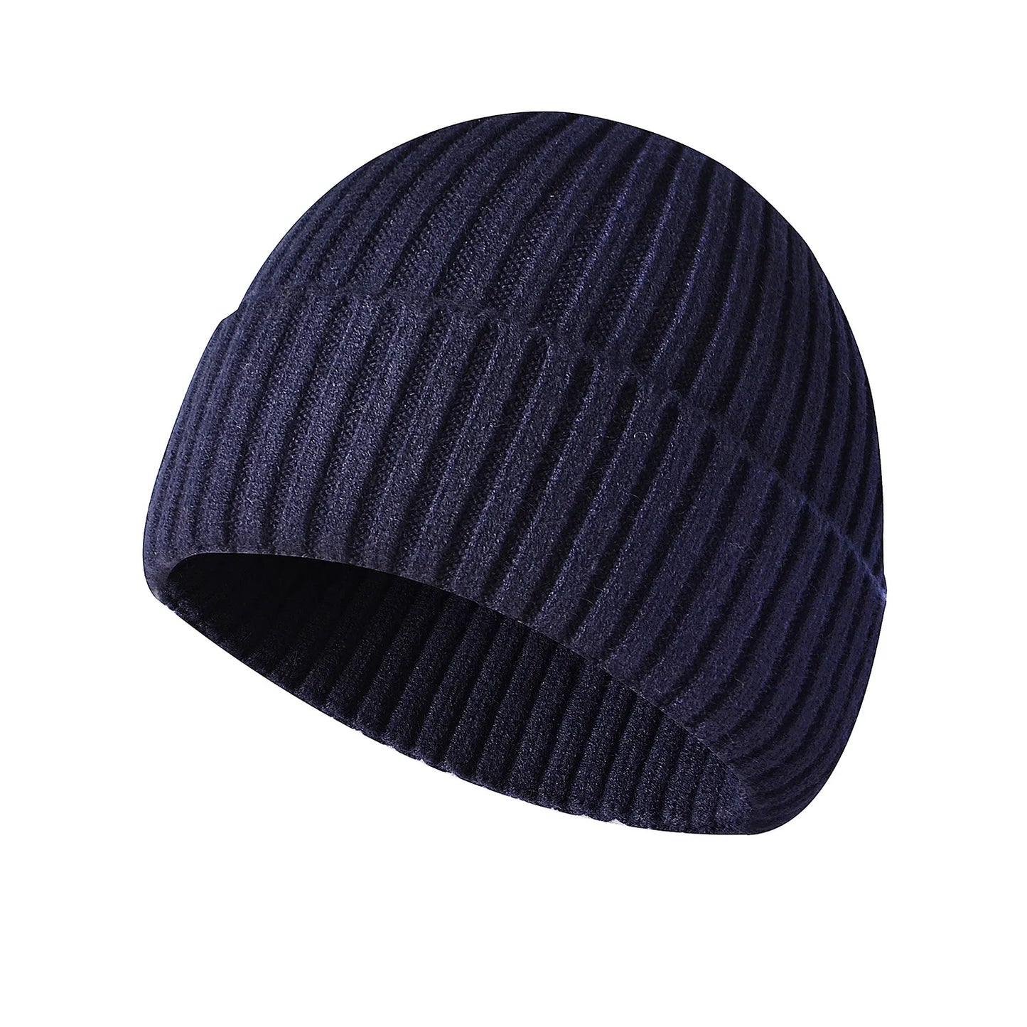 Wintermütze aus Gestricktem Stoff
