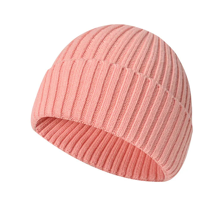 Wintermütze aus Gestricktem Stoff