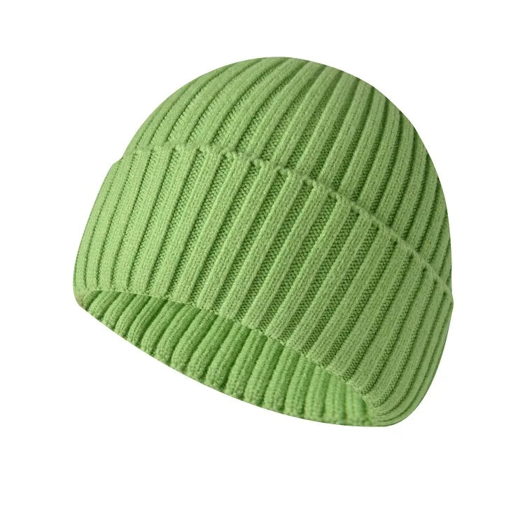 Wintermütze aus Gestricktem Stoff
