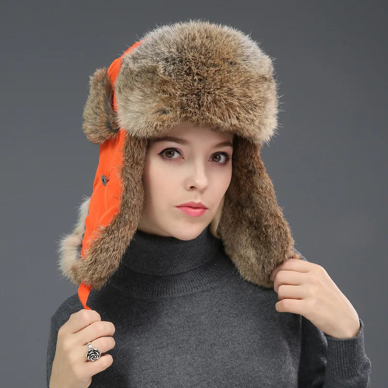 Wintermütze für Herren mit Ohrenklappen