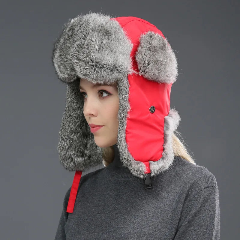 Wintermütze für Herren mit Ohrenklappen