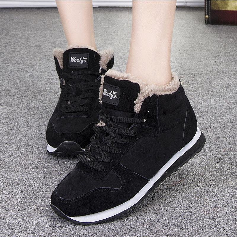 Winterschuhe Damen aus Kunstleder