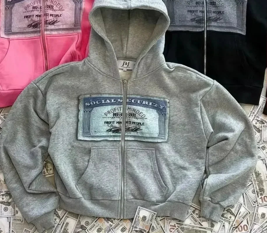 Y2K Retro Hoodie für Herren und Damen