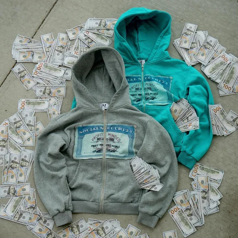 Y2K Retro Hoodie für Herren und Damen