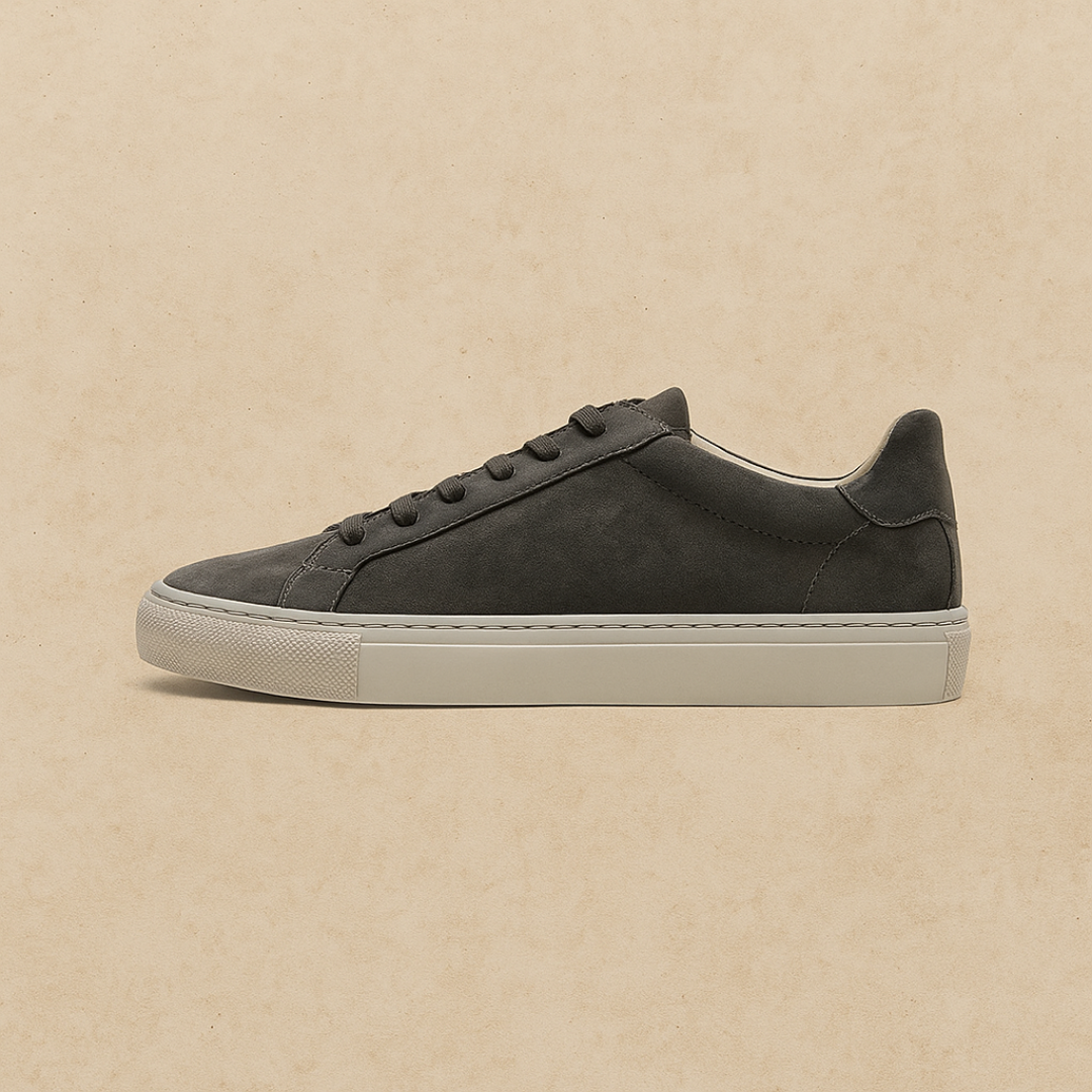 Zeitlose Leder Low-Top Sneakers