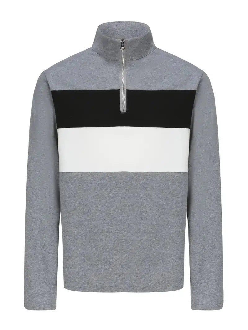 Bequeme Halb-Zip Pullover