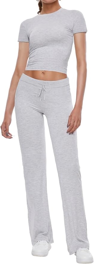 Zweiteiliges Set aus Baumwollmix für Damen