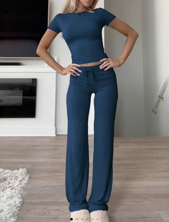 Zweiteiliges Set aus Baumwollmix für Damen