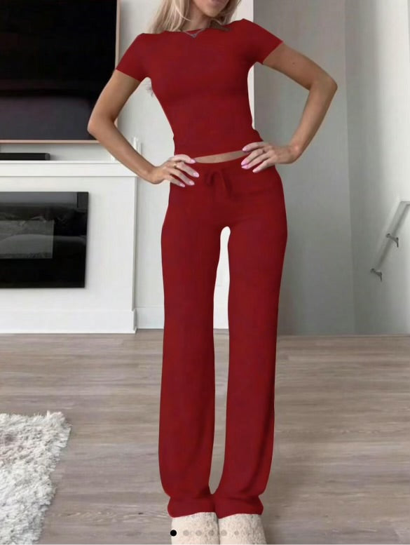 Zweiteiliges Set aus Baumwollmix für Damen