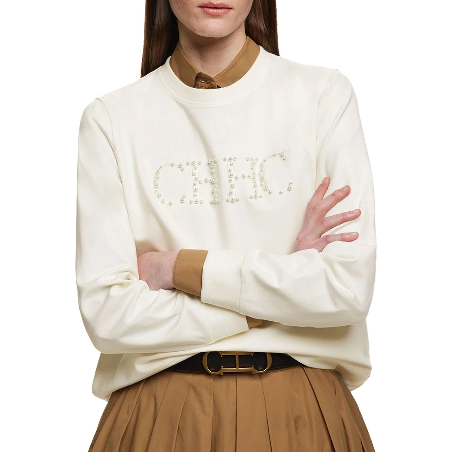 Clara | Weiches Sweatshirt Damen im Klassischen Schnitt