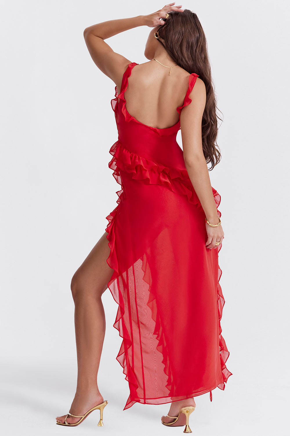 Beatrix Elegantes Sommerkleid mit Rüschen für Damen | Festliche Kleider 6