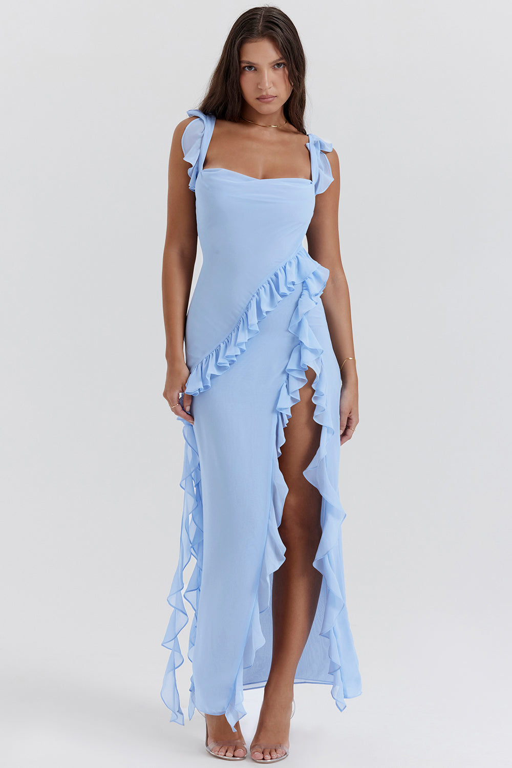 Variant image for Beatrix Elegantes Sommerkleid mit Rüschen für Damen | Festliche Kleider-11