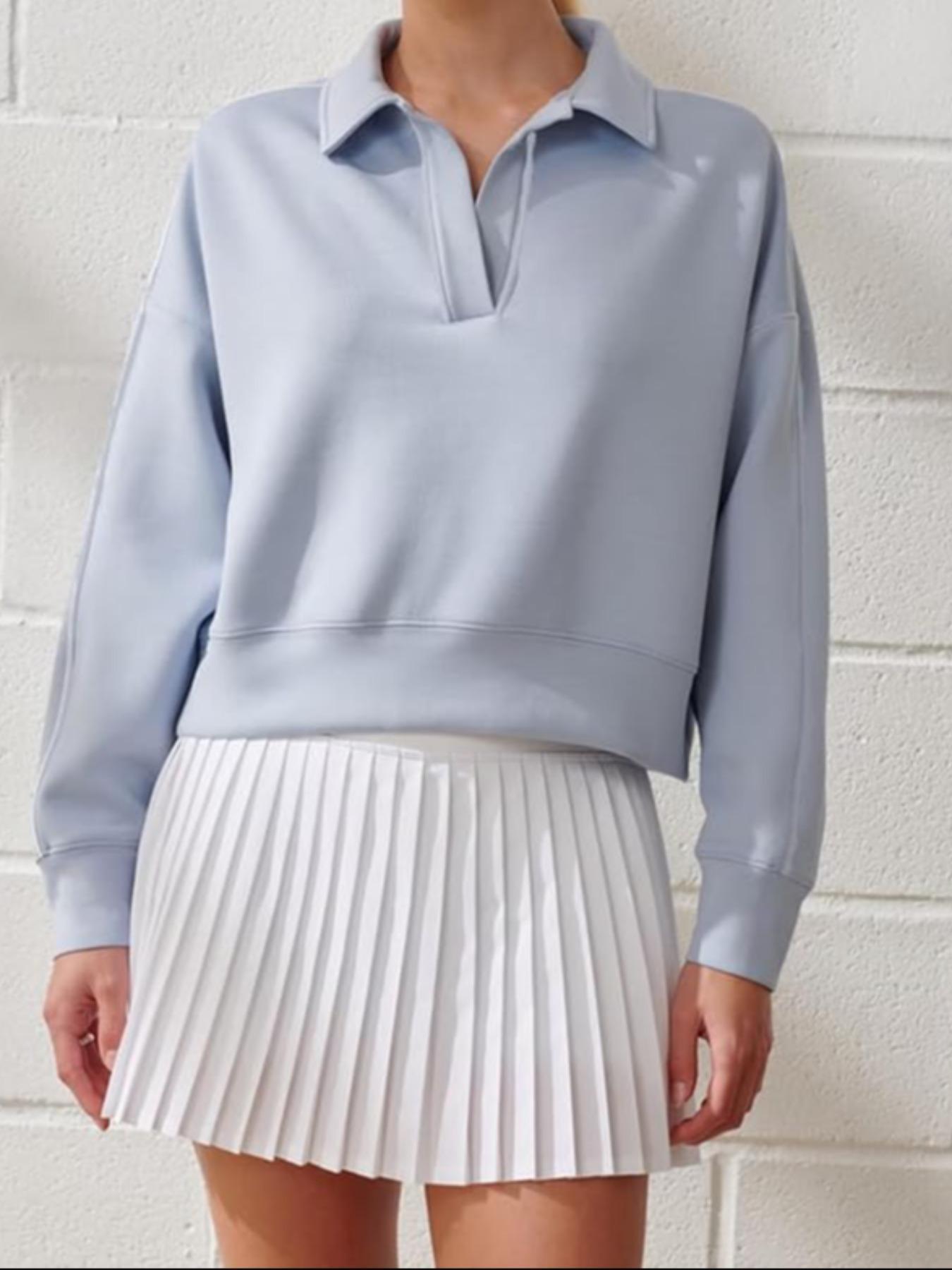 Damen Pullover mit Kragen 7