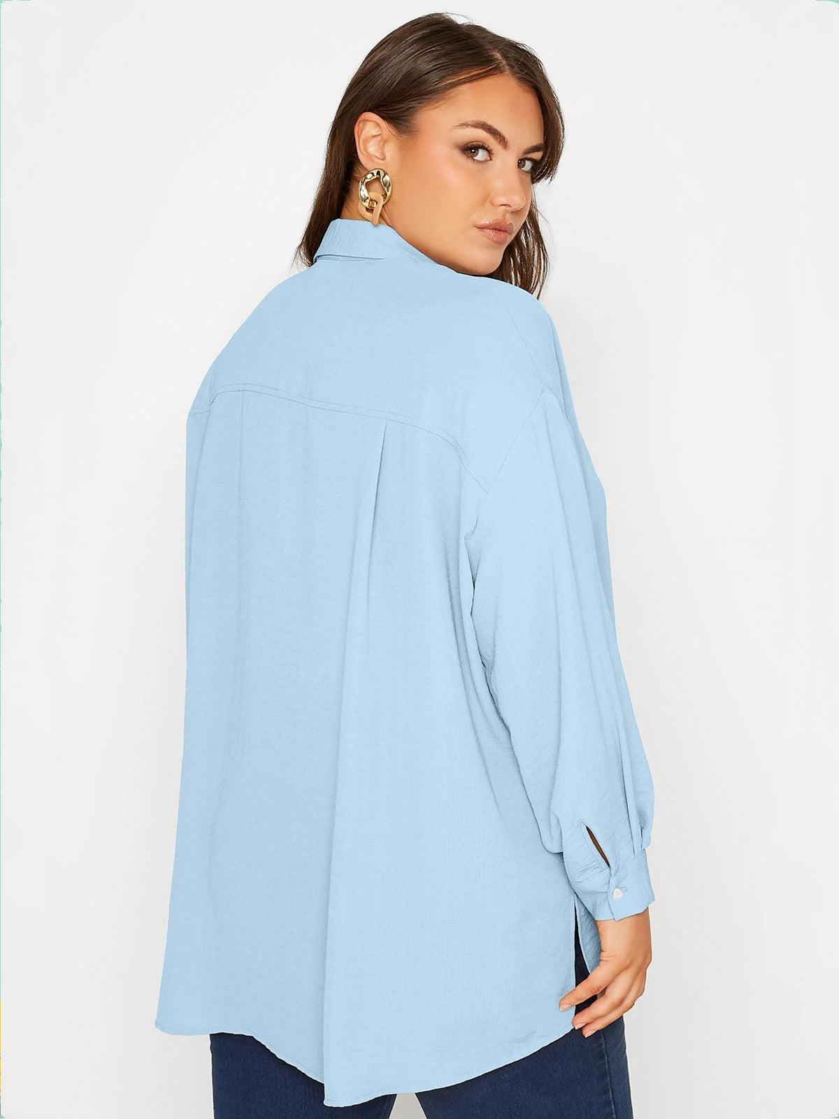 Alessia | Elegante Bluse Damen Oversize-Hemdbluse für Damen