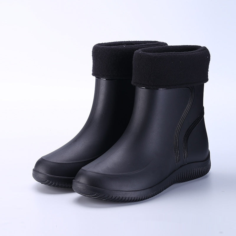 Wärmende Fleece-Gummistiefel für Damen und Herren