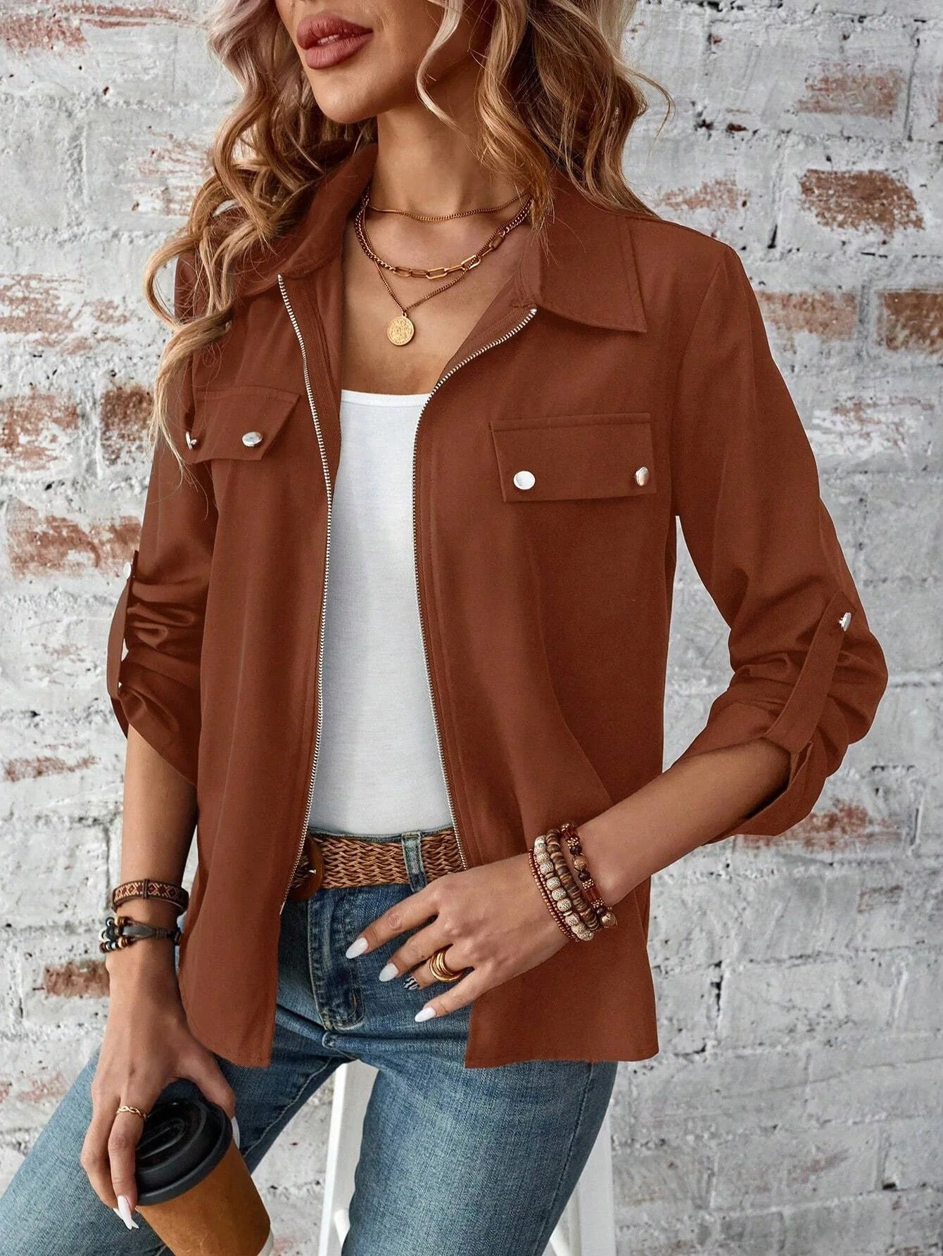 Variant image for Robyn | Stilvolle Reißverschlussjacke für Damen-16