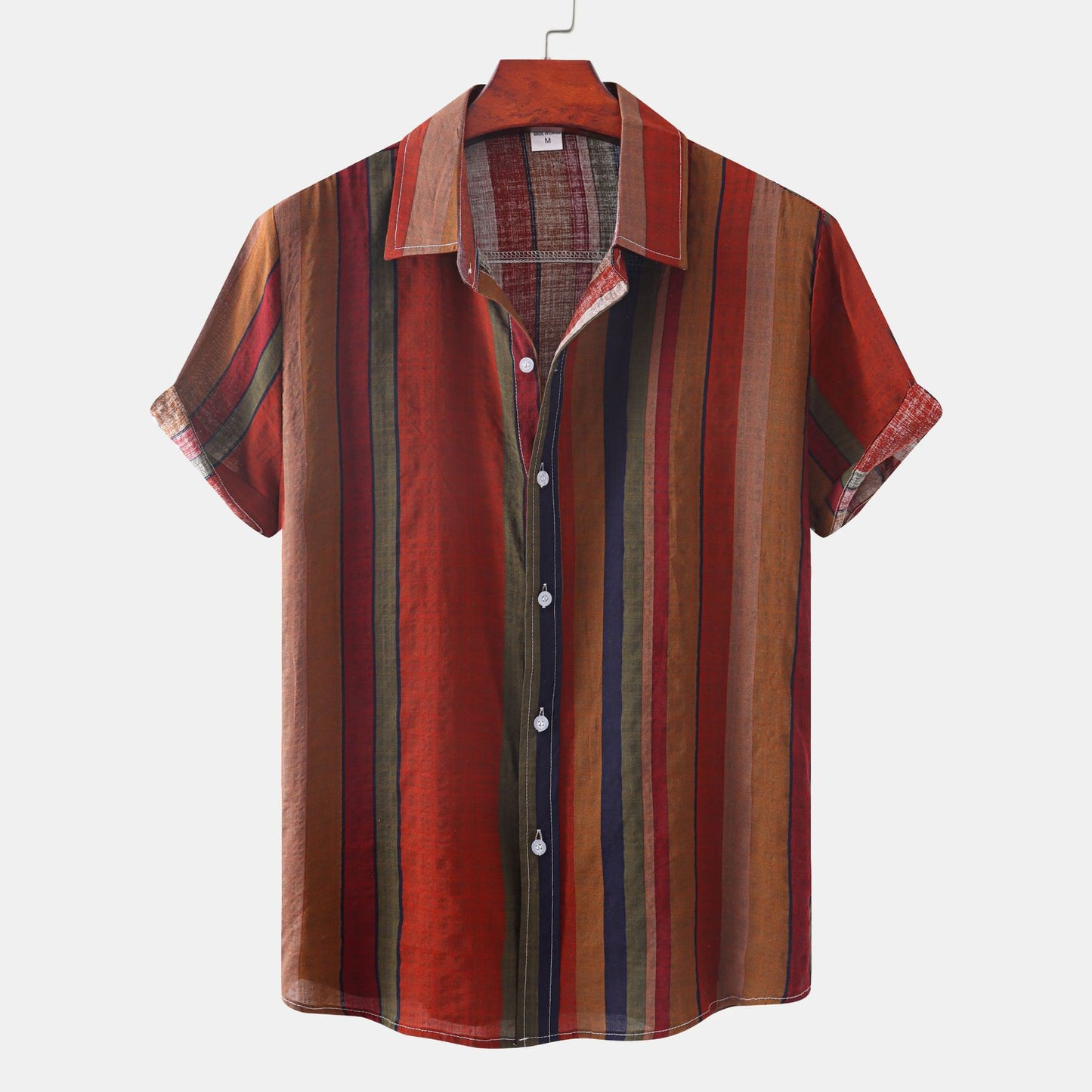 Lässiges Retro-Hemd mit Print