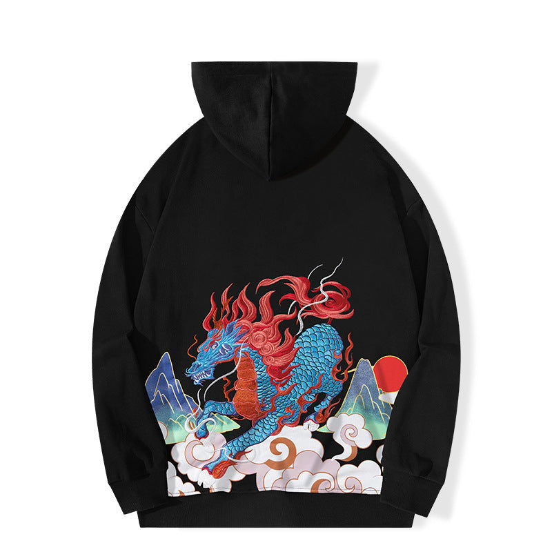 Unisex Hoodie mit Drachen-Print 4
