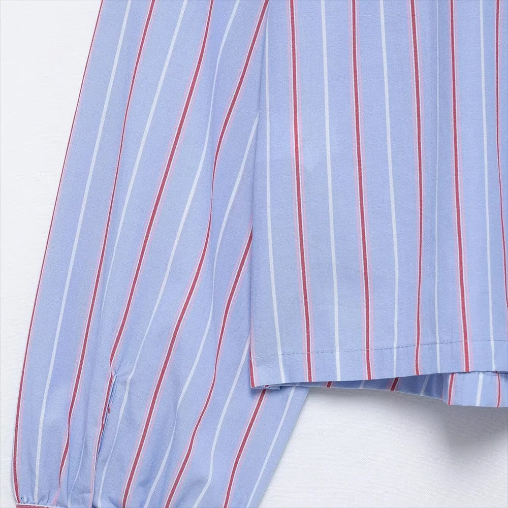 Carina | Damen Bluse mit Streifen und Schleifendetail für lässige Outfits