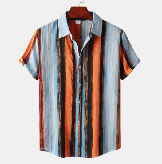 Lässiges Retro-Hemd mit Print