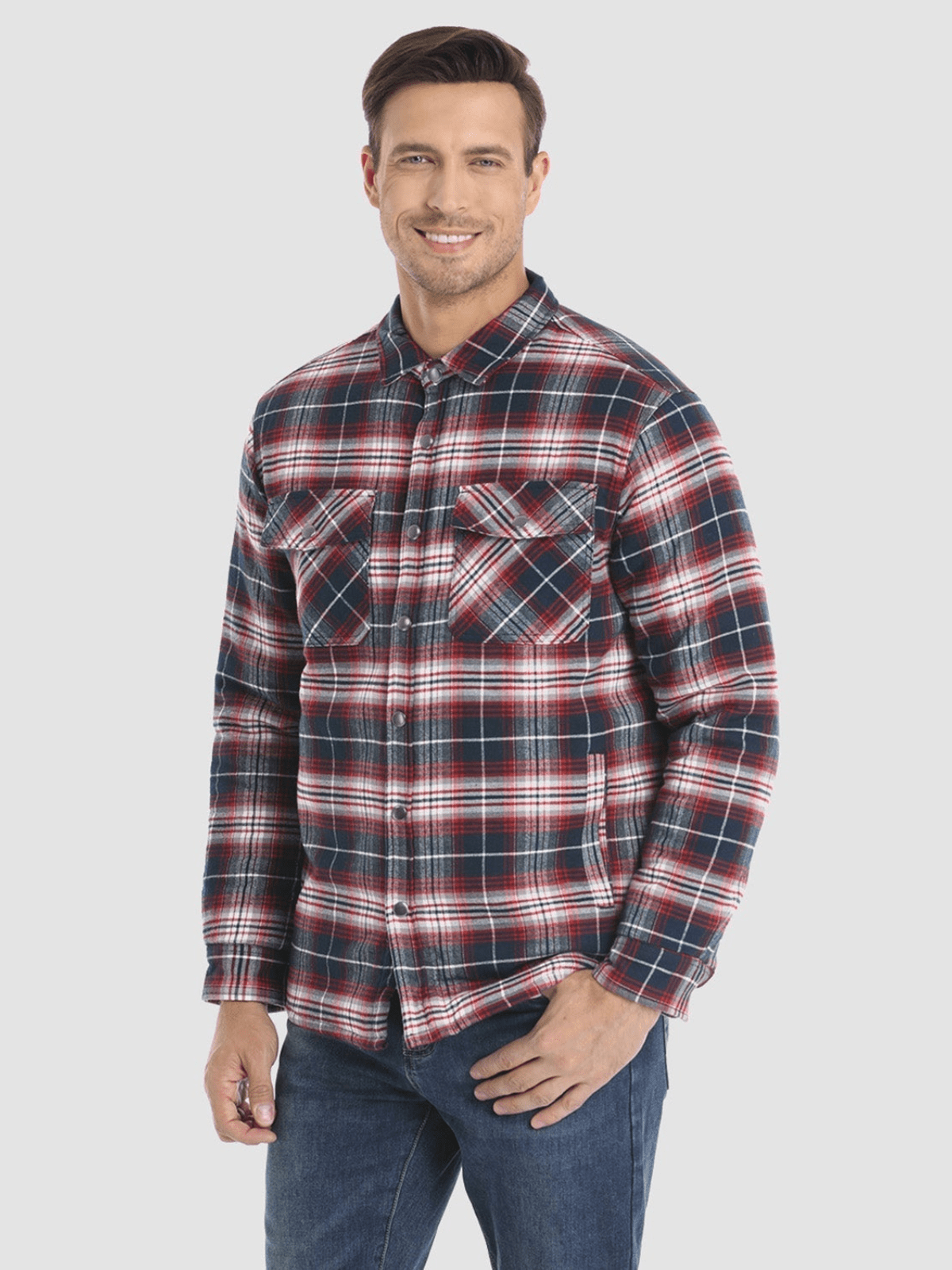 Makron | Stilvoll Flanelljacke für Männer