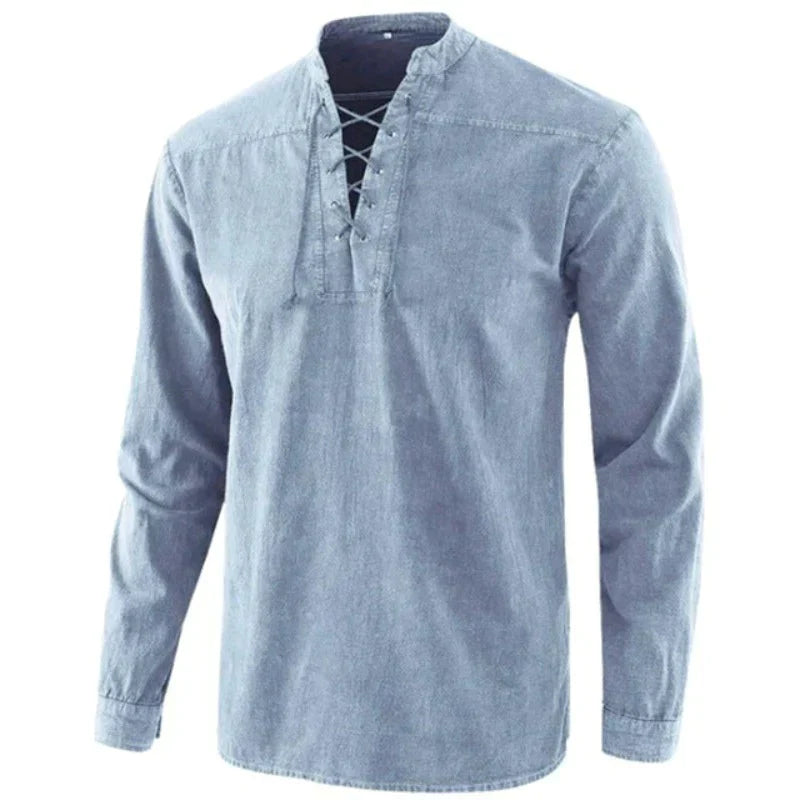 Variant image for Dylan | Klassisches V-Neck Hemden für Herren - Leicht & Atmungsaktiv-50